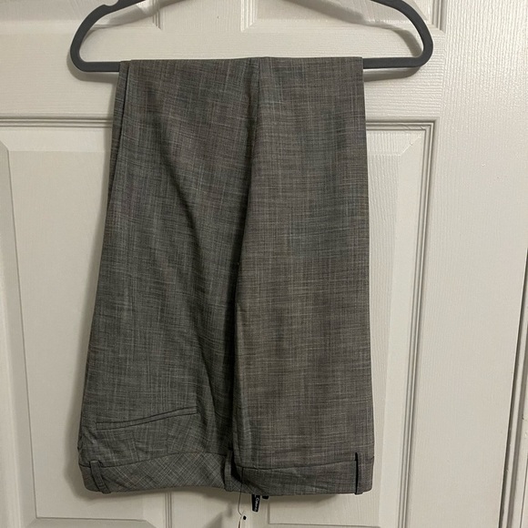 Calvin Klein Gray Trousers Versatile Tailored Design Gray Slim fit - Picture 2 of 11